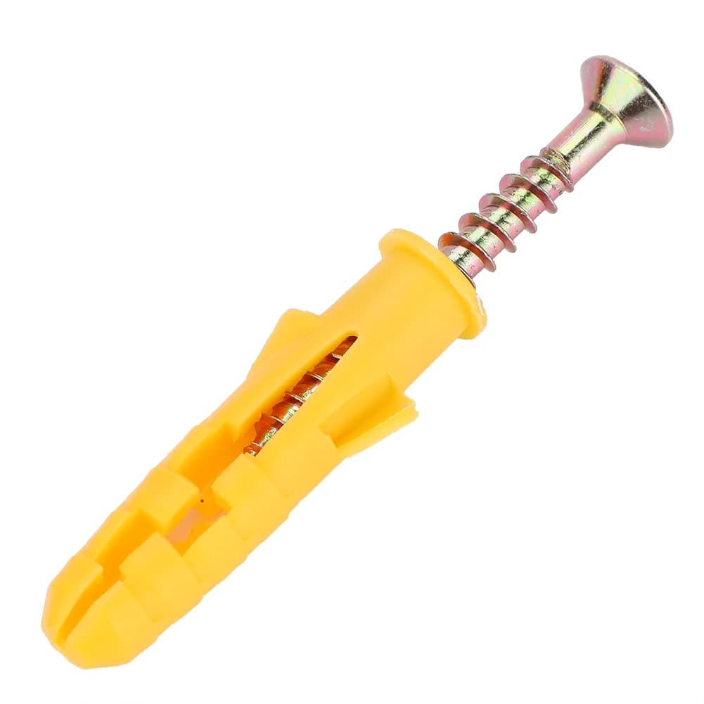 Wall Plug and Screw Set - 12mm (Box - 12pcs) - Image 1