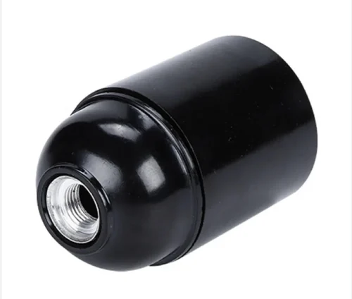 E27 lamp holder Power Socket - Black - Image 1