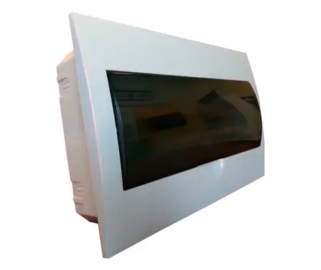 Plastic Flush Mount Distribution Box - 4 Way - Image 1